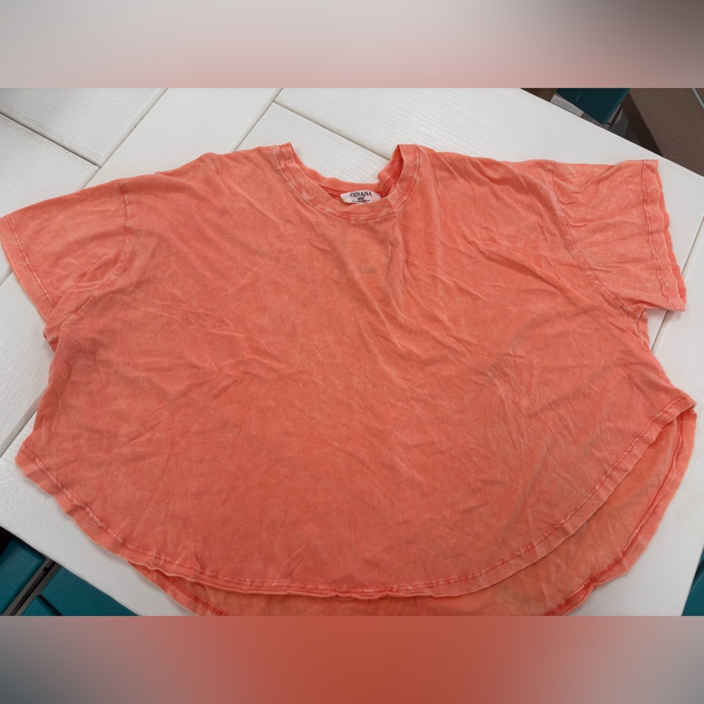 Zenana Cropped Flowy Top NWT